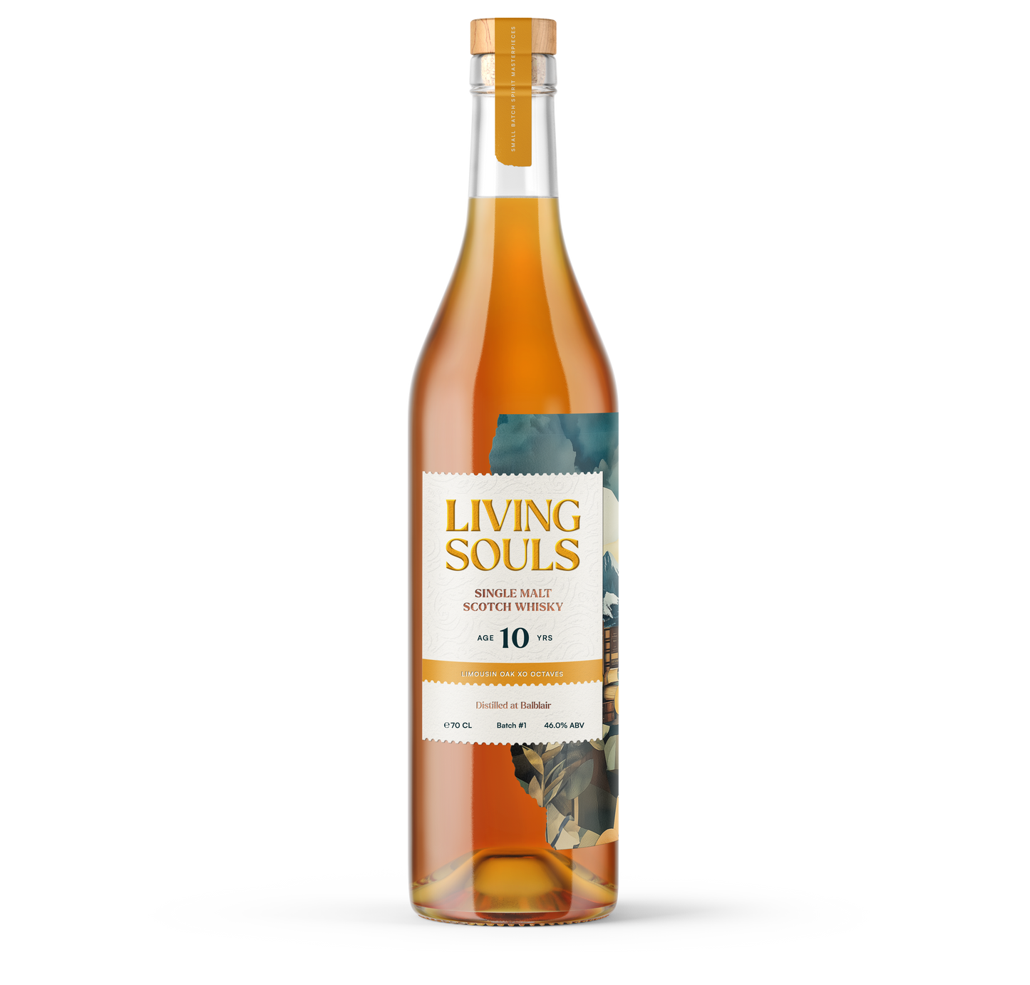 Living Souls - 10 yo Balblair, Limousin Oak XO Octaves, 46.0% Alc/Vol, 700 ml