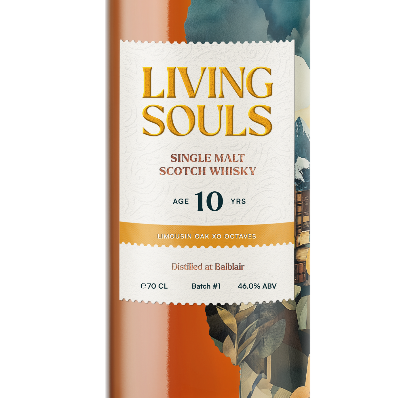 Living Souls - 10 yo Balblair, Limousin Oak XO Octaves, 46.0% Alc/Vol, 700 ml