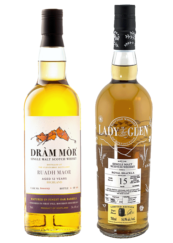The Prestige Collection - 15 yr Royal Brackla and 12 yr Glenturret