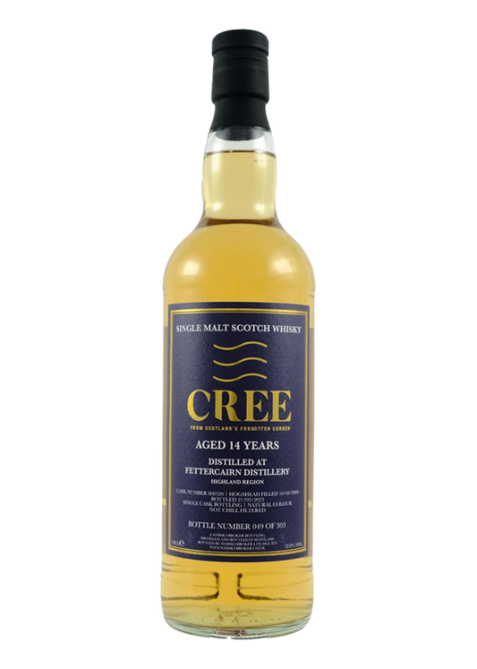 Cree - 14 yo Fettercairn, Bourbon Barrel Hogshead # 800320, 52.0% Alc/Vol, 700 ml