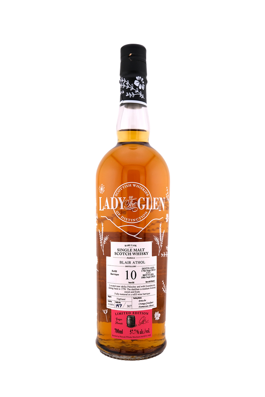 Lady of the Glen - 10yo Blair Athol, Refill Wine Barrique, Cask No. # 310876, 57.7% Alc/Vol, 700ml