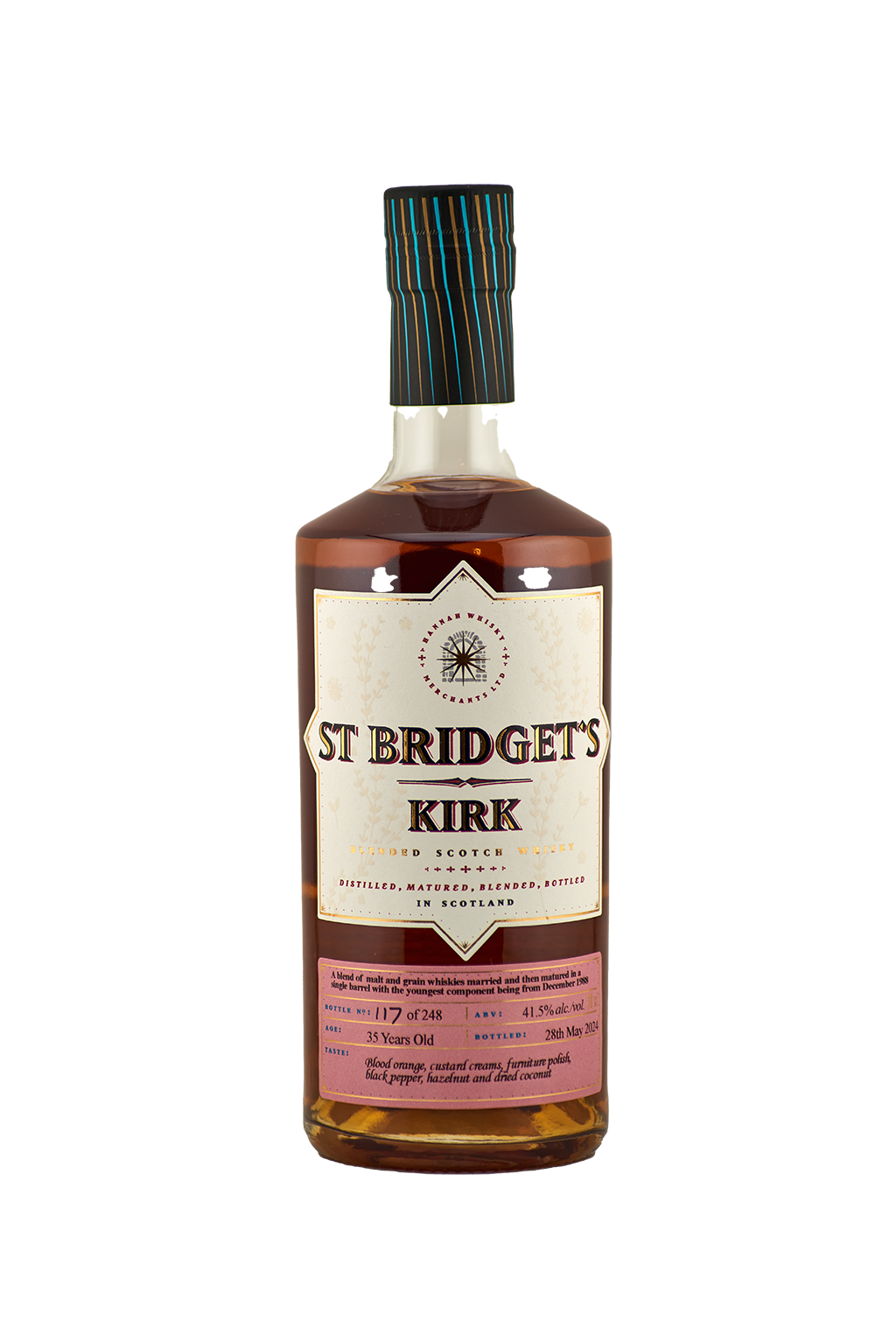 Pre-Order - St. Bridget's Kirk 35 yo Blended Scotch Whisky 41.5% Alc/Vol, non-chill filtered, 700 ml