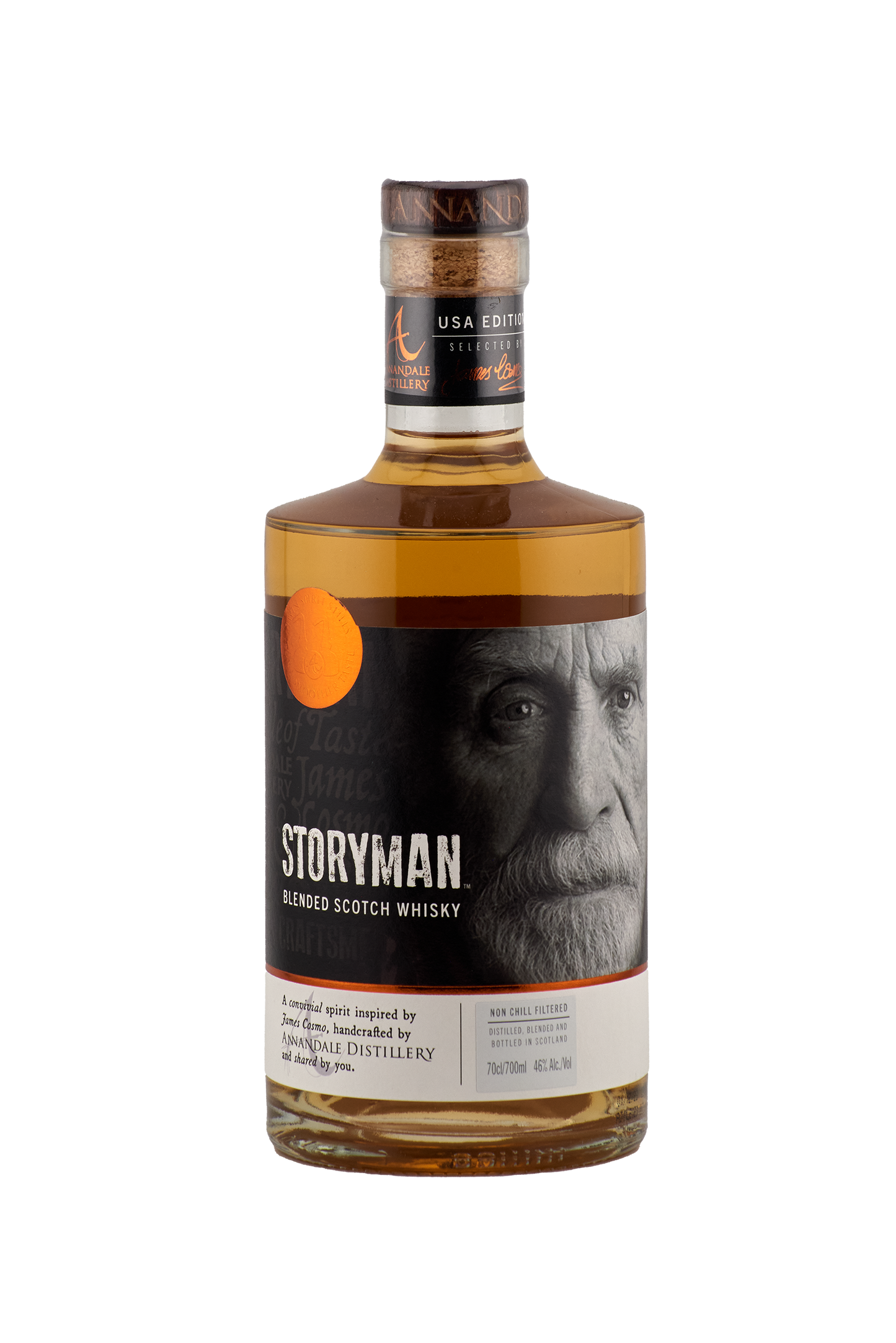 Storyman Blended Scotch Whisky - Small Batch , 46% Alc/Vol, non-chill filtered, 700 ml