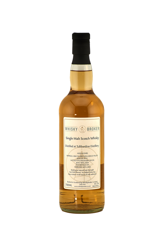 Whiskybroker - 8 yo Tullibardine 61.7% Alc/Vol, 700 ml