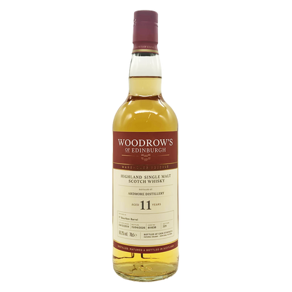 Woodrow's of Edinburgh - 11 yo Ardmore, 1st Fill Bourbon Barrel #811638, 60.2% Alc/Vol, 700ml