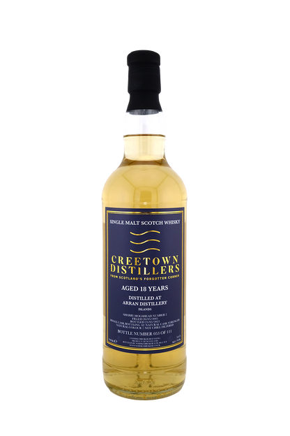 Creetown - 18yo Arran Single Malt Scotch Whisky, Sherry Hogshead Cask #2, 54.6% Alc/Vol, 700 ml