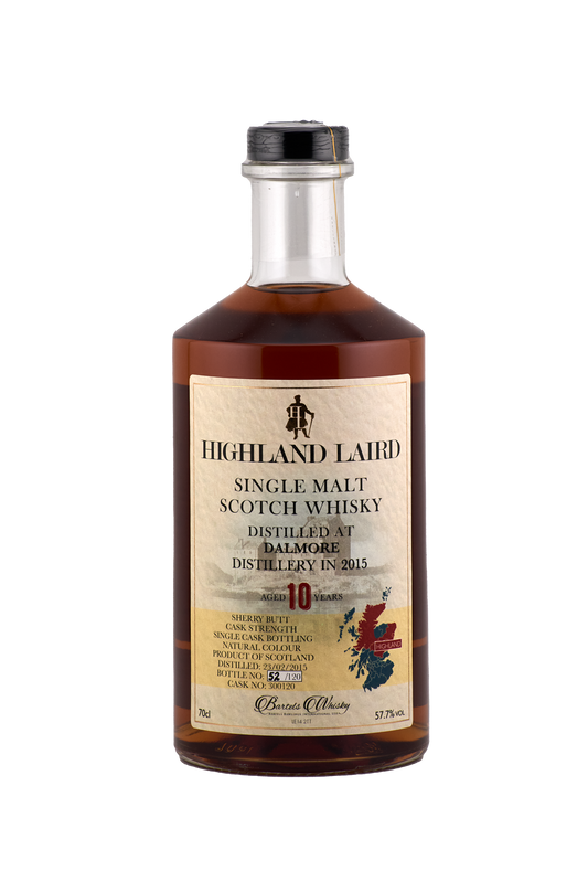 Highland Laird - 10 yo Dalmore, Sherry Butt Cask No. #300120, 57.7% Alc/Vol, 700 ml