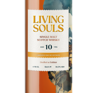 Living Souls - 10 yo Balblair, Limousin Oak XO Octaves, 46.0% Alc/Vol, 700 ml