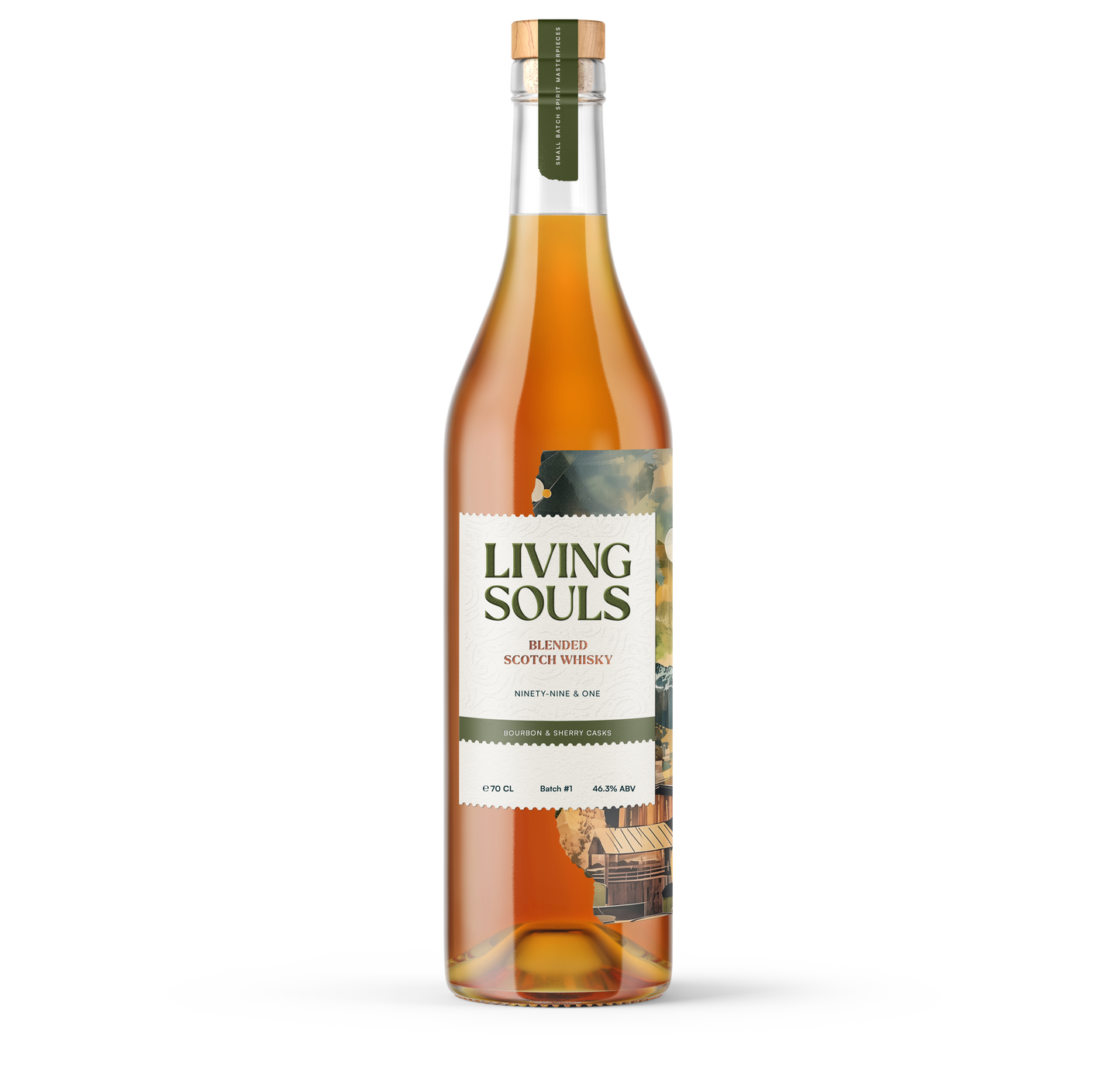 Living Souls - 'Ninety-Nine & One' Blended Scotch Whisky, 46.3% Alc/Vol, 700 ml