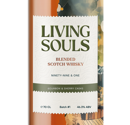 Living Souls - 'Ninety-Nine & One' Blended Scotch Whisky, 46.3% Alc/Vol, 700 ml