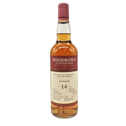 Woodrow's of Edinburgh - 14 yo Burnside Blended Malt, 1st Fill Ruby Port Hogshead #900018, 52.0% Alc/Vol, 700ml
