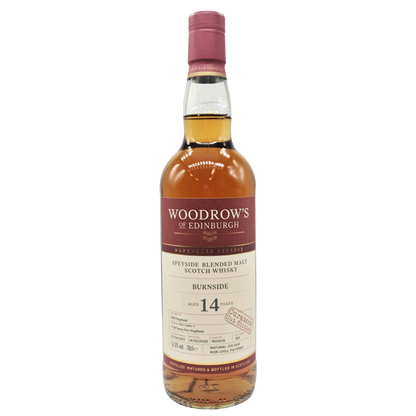 Woodrow's of Edinburgh - 14 yo Burnside Blended Malt, 1st Fill Tawny Port Hogshead #900019, 52.0% Alc/Vol, 700ml
