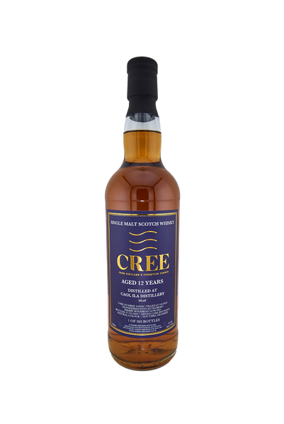 CREE - 12yo Caol Ila (peated) Single Malt Scotch Whisky, Finished