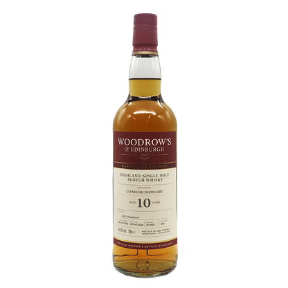 Woodrow's of Edinburgh - 10 yo Clynelish, Refill Hogshead #307820, 54.0% Alc/Vol, 700ml