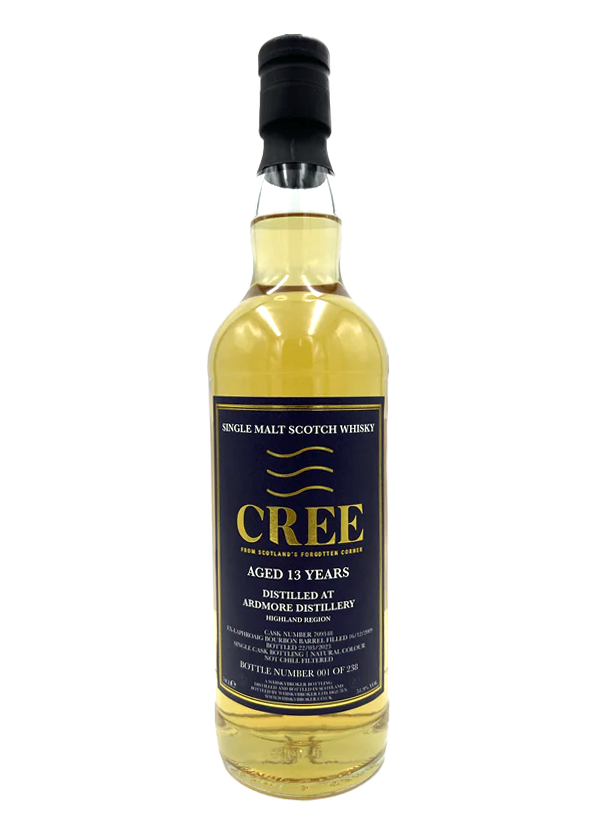 CREE - 13yo Ardmore Single Malt Scotch Whisky, Ex-Laphroaig Barrel, Cask No. #709348, 51.9% Alc/Vol, 700 ml