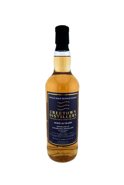 Creetown - 10 yo Arran (unpeated), First Fill Bourbon Barrel Cask No. #588, 57.9% Alc/Vol, 700 ml