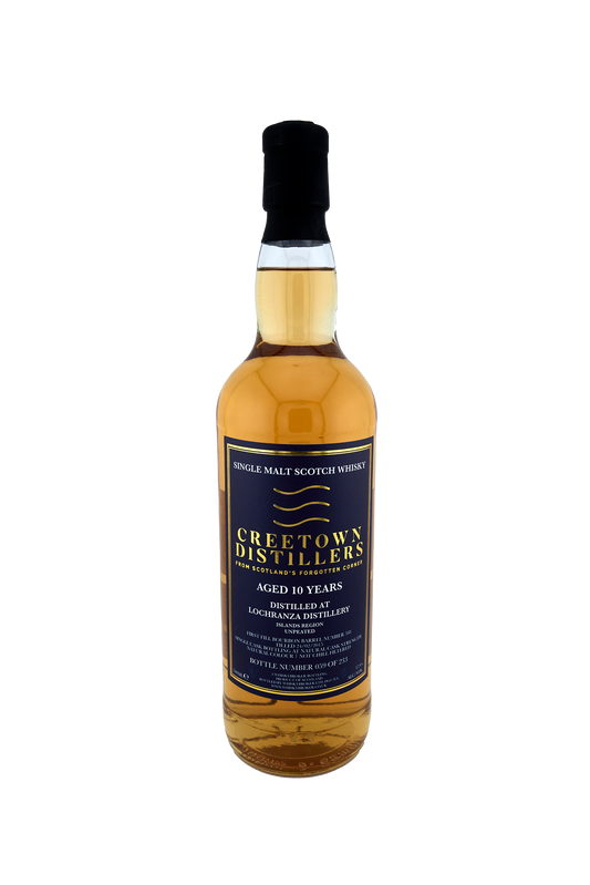 Creetown - 10 yo Arran (unpeated), First Fill Bourbon Barrel Cask No. #588, 57.9% Alc/Vol, 700 ml