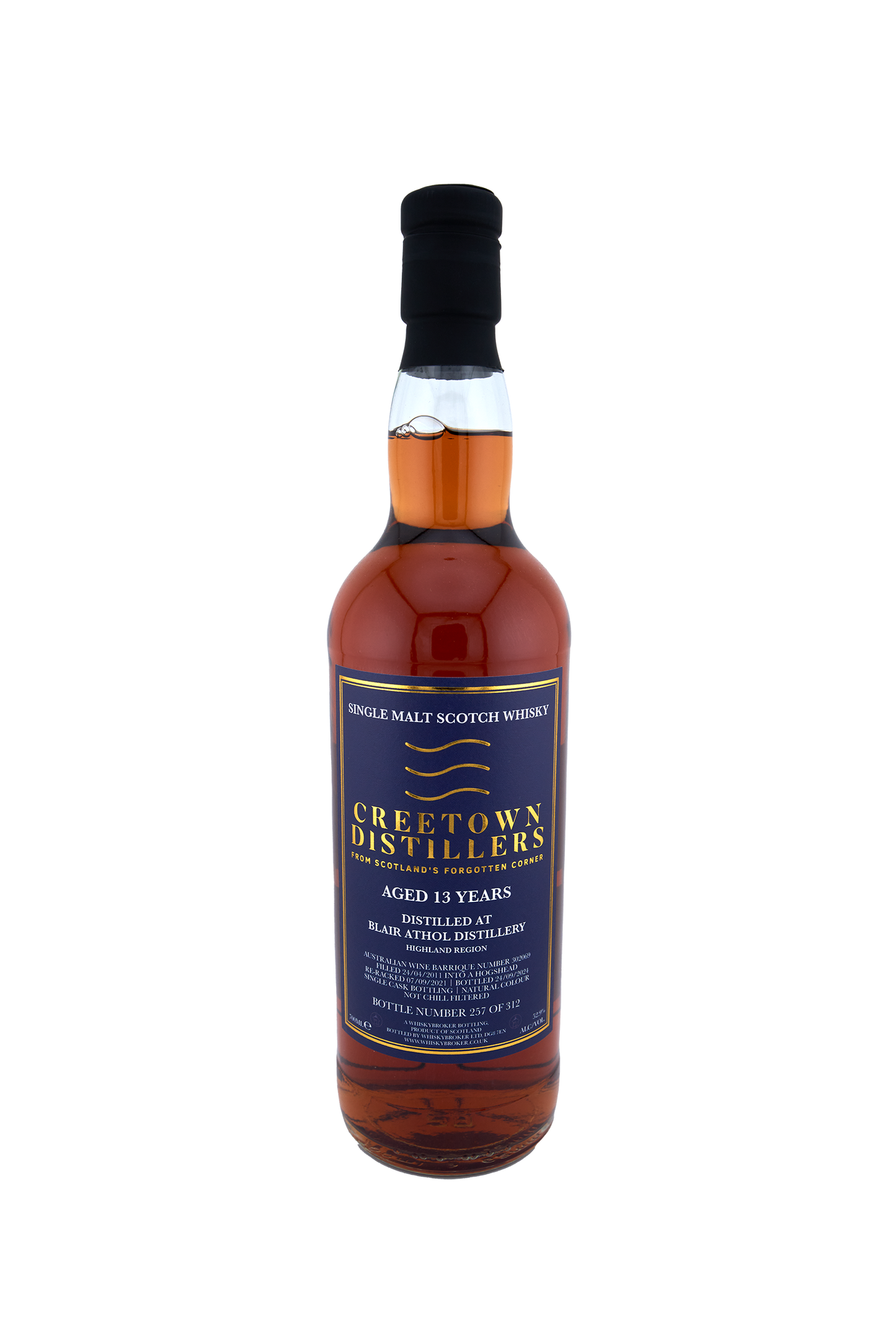 Creetown - 13 yo Blair Athol, Australian Wine Barrique Cask No. # 302069, 52.9% Alc/Vol, 700 ml