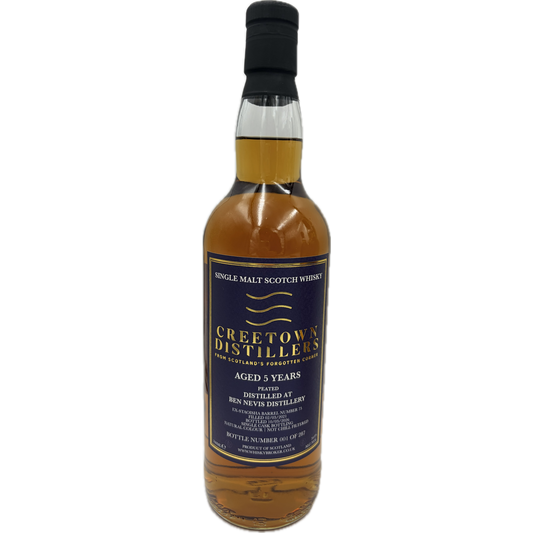 Creetown - 5 yo Peated Ben Nevis, Ex-Staoisha Barrel