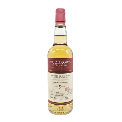 Woodrow's of Edinburgh - 9 yo Dalmunach, Refill Bourbon Barrel Cask #759, 52.8% Alc/Vol, 700 ml