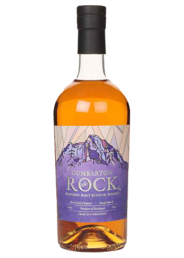 Dumbarton Rock Blended Malt Scotch Whisky - Small Batch , 46% Alc/Vol, non-chill filtered, 700 ml