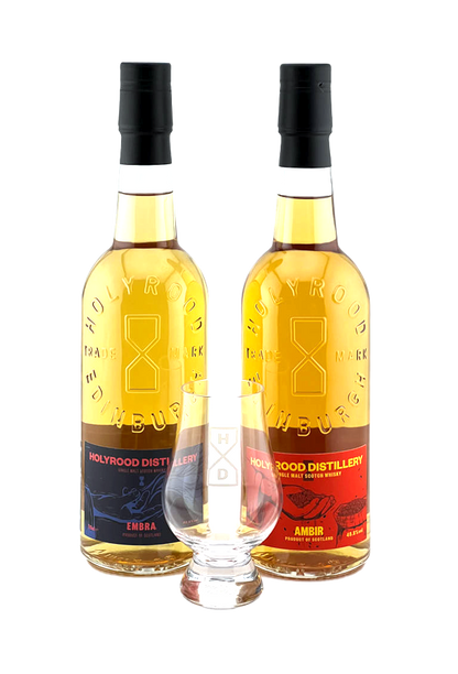 Holyrood Distillery - Embra and Ambir Bundle with FREE Holyrood Branded Glencairn Glass