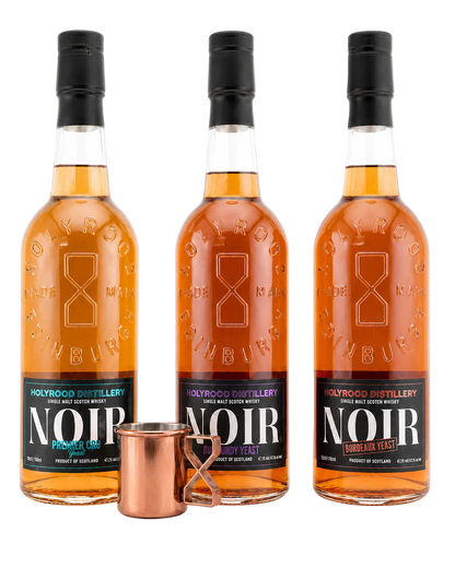 Holyrood Distillery - Noir Trilogie Bundle with FREE Holyrood Branded Jigger Glass