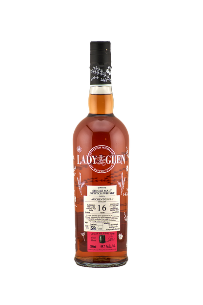 Lady of the Glen - 16 yo Auchentoshan, Ruby Port Finish Cask No. # 4204 , 55.7% Alc/Vol, 700 ml