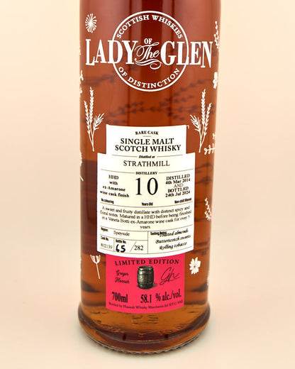 Lady of the Glen - 10 yo Strathmill, Amarone Wine Finish Cask No. # 802139, 58.1% Alc/Vol, 700 ml
