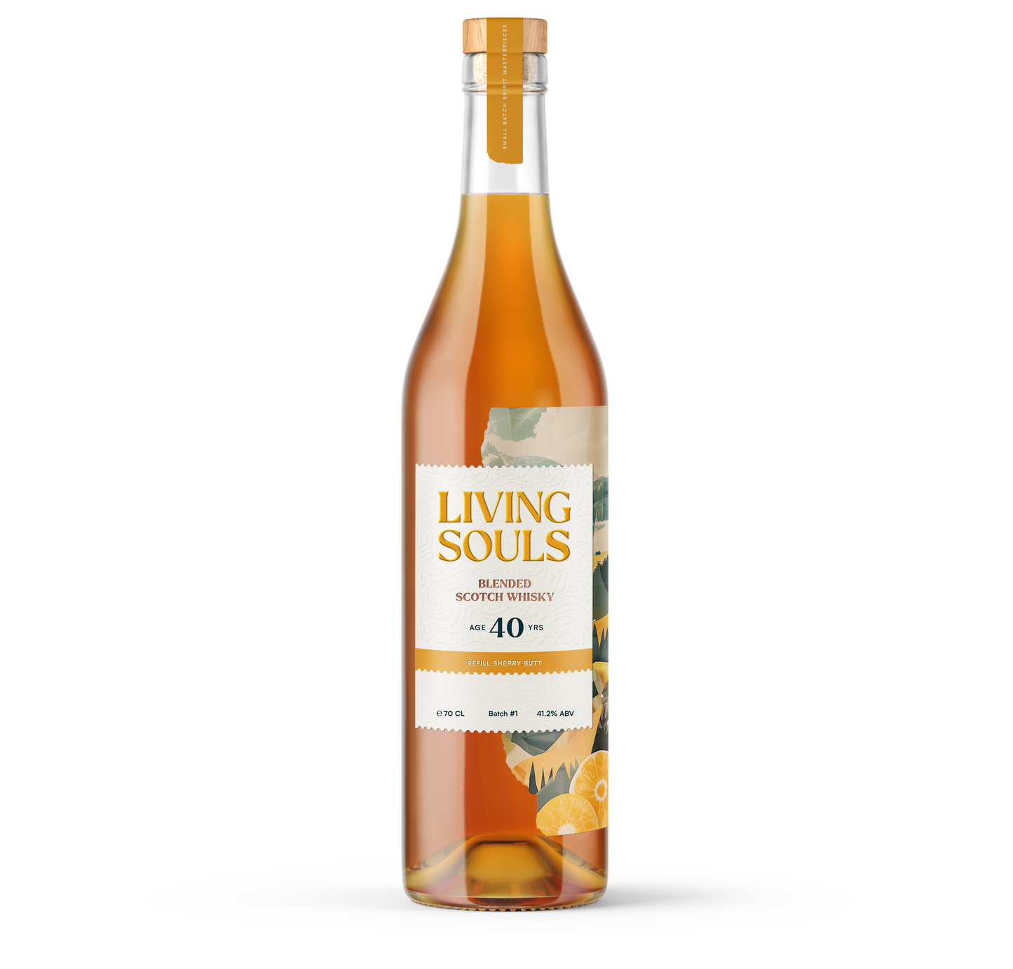 Living Souls - 40 yr Blended Scotch Whisky, 41.2% Alc/Vol, 700 ml