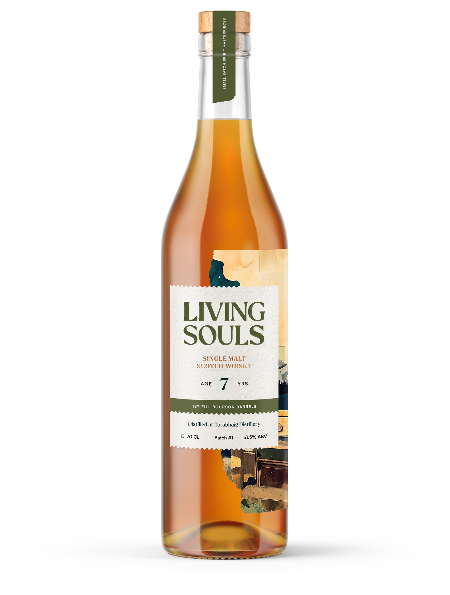 Living Souls - 7 yr Torabhaig, First Fill Bourbon, 51.5% Alc/Vol, 700 ml