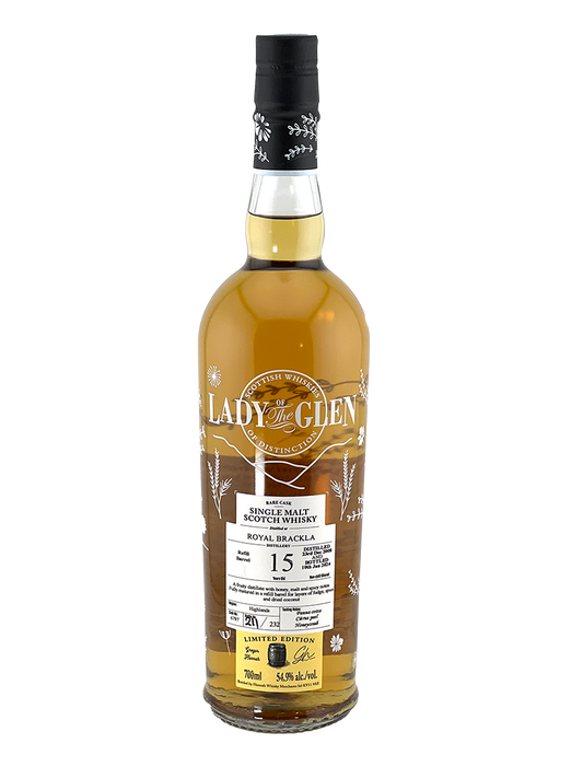 Lady of the Glen - 15 yo Royal Brackla, Refill Bourbon Barrel, Cask No. # 6787, 54.9% Alc/Vol, 700ml