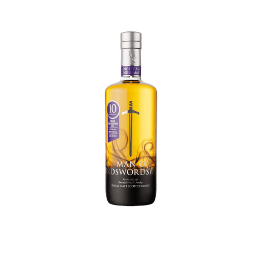 Annandale Distillery - 10 yo Man O'Sword (peated), Fresh Ex-Bourbon Cask #621, 58.7% Alc/Vol, 700 ml