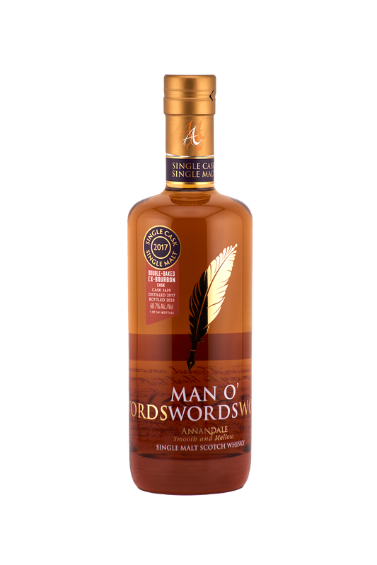 Annandale Distillery - Man O'Words, Double Oak Ex-Bourbon Barrel Cask #1639, 60.7% Alc/Vol, 700 ml
