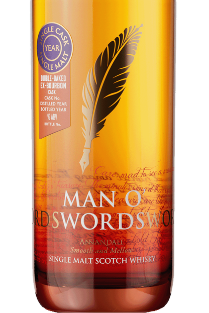 Annandale Distillery - Man O'Words, Double Oaked Ex-Bourbon Cask #553, 60.3% Alc/Vol, 700 ml