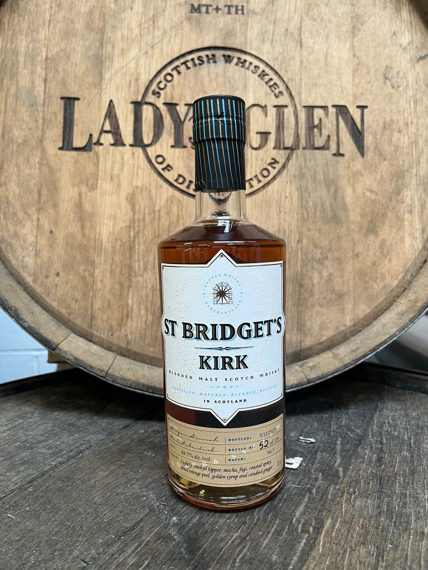 St. Bridget's Kirk Batch No. 5, Blended Malt Scotch Whisky 48.5% Alc/Vol, non-chill filtered, 700 ml