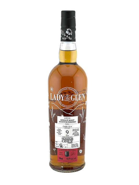 Lady of the Glen - 9 yo Caol Ila PX Sherry Octave Finish Cask No. # 303575/4, 55.5% Alc/Vol, 700ml