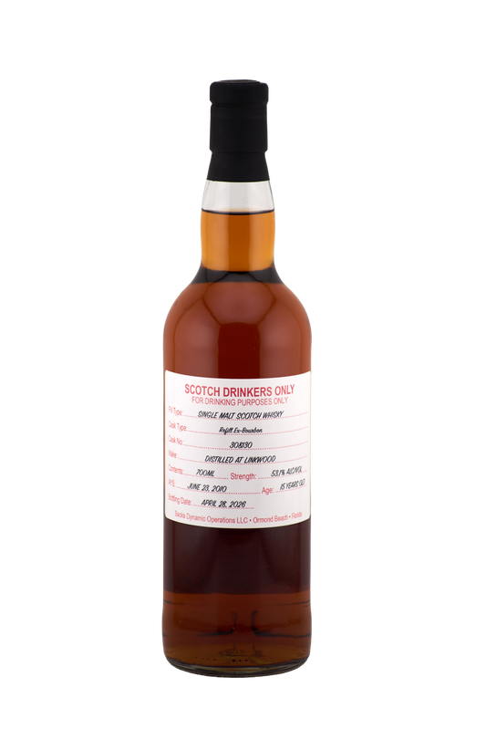 Scotch Drinkers Only - 15 yo Linkwood