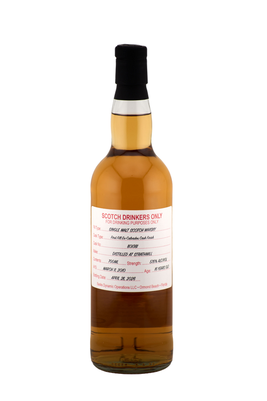Scotch Drinkers Only - 16 yo Strathmill Calvados Finish