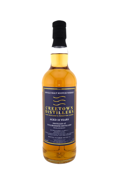 Creetown - 18yo Tullibardine Single Malt Scotch Whisky, Cask No. #411, 56.6% Alc/Vol, 700 ml