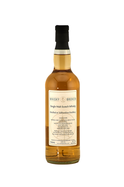 Whiskybroker - 8 yo Tullibardine 61.7% Alc/Vol, 700 ml